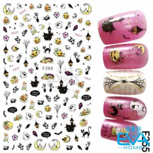 Miêng Dán Móng Tay 3D Nail Sticker Chủ Đề Lễ Hội Ma Happy Halloween Boo Boo F250 F251 F252