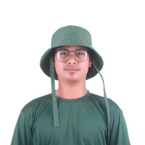 Sanan Fashion - Topi Bucket Pria Polos Twill Variasi Warna Uniseks Bucket Hat Casual Autoomic 151