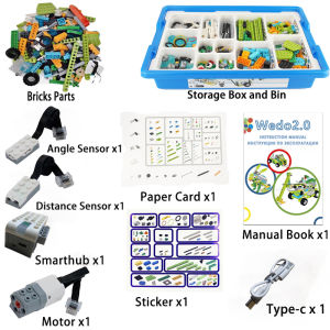WeDo2.0 ของเล่นตัวต่อหุ่นยนต์เพื่อการเรียนรู้ พร้อมส่งฟรีจากไทย ฟรีคอร์สเรียน Building Blocks Robot