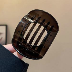 2025 New Korean Style French Flat Hair Clip Claws Hair Accessories Womens Spring Clip Leopard Hair Clip Top Simple Headpiece