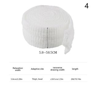 2M/Roll Elastic Net Wound Dressing Bandage Stretchable Medical Nursing Emergency Aid Gauze for Head Elbow Ankle Knee Injuries