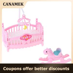 【 CANAMEK 】 Doll bed Trojan horse baby room miniature play scene props