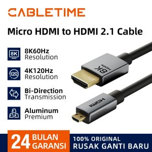 CABLETIME Kabel HDMI to Micro HDMI v1.4b Full HD 3D