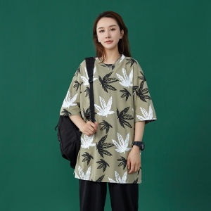 LH.Friday เสื้อยืดคอกลมลายสุดคลาสสิค มี 3 สี ใส่ไปเที่ยว วันสบายๆ ดูดีมาก