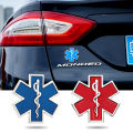 BuyV Metal STAR OF LIFE Nursing Ambulance Sticker Car Decoration Badge Decals. 