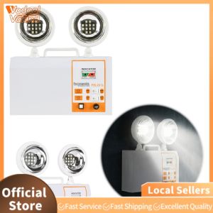 【Vakind】 Emergency Lighting Dual Head Corridor Safety Lamp Commercial Lighting for Business Power Outages Offices