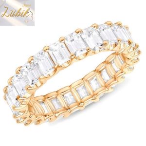 LUBIK Elegant 925 SilverGoldRose Gold Wedding Rings White Sapphire Ring Size 6-10
