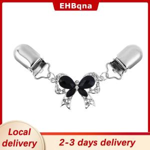 [COD]  HOT SALE Ship within 24 hours Fashion Bow Cardigan Sweater Blouse Pin Shawl Brooch Clips Duck Scarf Clasps