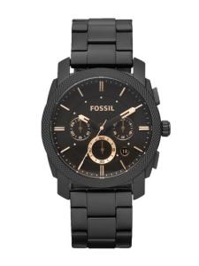 [Authentic] Original Fossil Men Machine Chrono Black Ion-Plated Watch FS4682 Jam Tangan Lelaki/Man Fossil Relogio Feminino Fossil Reloj Fossil Relojes - Lazada