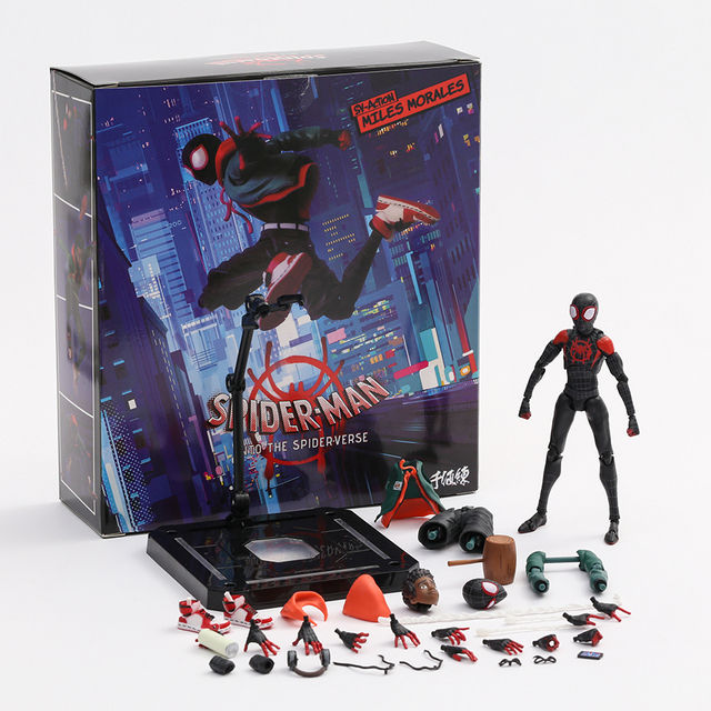 Marvel SV Miles Morales Mô hình nhân vật Spiderman movable đồ chơi ...