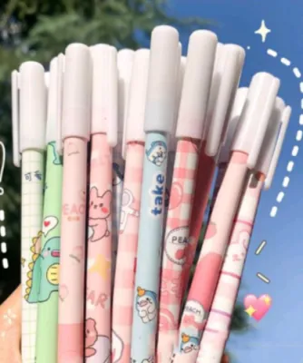 Pulpen Gel Tinta Pen Bisa Dihapus Karakter Lucu