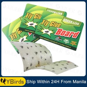 Fly Trap Sticky Paper 1Pcs Fly Glue Board High-Quality Flies Glue Catcher Bugs Large Size Effective Insects Catcher Board for Indoor Outdoor Flying Plant Insect Like Fungus Gnats Whiteflies Aphids Leaf Miners Other Flying Plant Insects