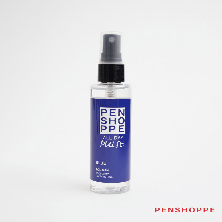 Penshoppe All Day Pulse Blue Floral Scent Body Spray - Perfume For Men 75ML
