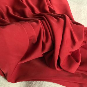 Vải Lụa Dày Màu Đỏ Trơn Khổ 1m5 - Chất Mềm Mại Rũ Đàn Hồi 2 Chiều - May Váy Đầm Áo Dài Đồ Công Sở