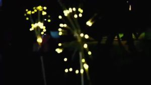 360LED Solar lights christmas Decoration Firework Lights Outdoor Waterproof 8 Modes Lighting christmas decoration
