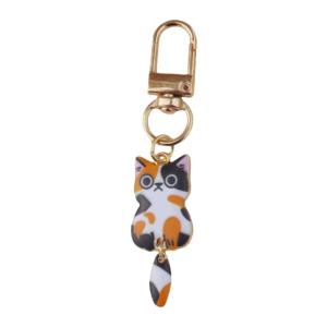 Thanh lịch Feline lấy cảm hứng từ Keychain hợp kim nghề thủ công in mèo Keychain cho sử dụng thực tế hoặc ý tưởng hiện tại chu đáo