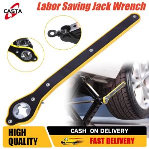 Auto Labor-Saving Jack Ratchet Wrench with Long Handle Car Repair Tool Easy to Use