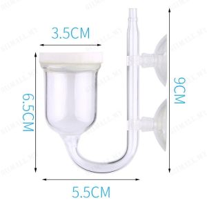 GiiMall Fish tank aquarium air refined nano gas plate grass cylinder oxygen pump low pressure oxygen pump
