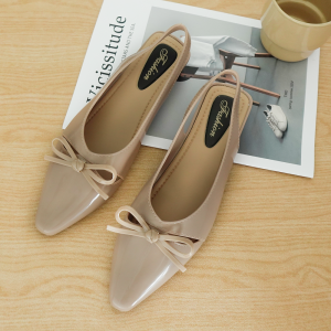 Full Exquisiteness! Bow-Knot Pointed Toe Shallow Mouth Mary Jane Shoes