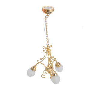 Living Room Ceiling Lamp Furniture Doll House Miniature Pretend Play Accessories Life Scene Role Play Hobby Collection