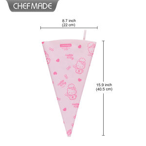 CHEFMADE Hello Kitty Pastry Bag Cake Crepe Bag Reusable Cake Decorating Tools DIY Icing Piping Cream Kitchen Accessories KT7040