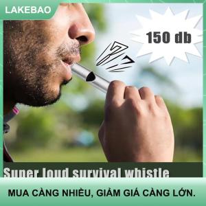 【LAKEBAO】 Chất Lượng Cao 304 Thép Không Gỉ Khẩn Cấp Còi An Toàn Còi Keychain Cho Đội Thể Thao Ngoài Trời Đi Bộ Đường Dài Cắm Trại Survival