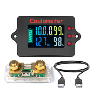Energy Efficient Monitoring Device 100/200/300/400/500A Sampler Coulomb Counter with 1m Length Data Cable