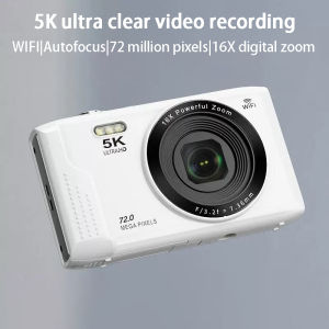 Digital Camera UHD 5K 72MP Autofocus Vlogging Camera with 32GB SD card and 16X Digital Zoom 2.8" Large Screen Camcorder Camera