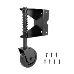 4inch Spring Loaded Gate Caster Fence Door Roller Slider Adjustable Spring Gate Support Wheel Fence Door Hardware