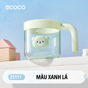 Cốc Ly nhựa ECOCO cho bé kèm quai cầm chất liệu ABS cao cấp an toàn sức khỏe Ly uống nước súc miệng đa năng 25111