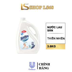 Nước lau sàn Sunlight tinh dầu thảo mộc hoa hạ bạc hà can 3.6kg