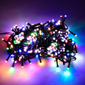 20M LED Light Strip Led hari raya Lights waterproof Outdoor Fairy Lights Black Wire for Tree Flower hari raya decoration