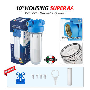 in stock-local sale10’ 3/4 IPRO HOUSING TRANSPARENT PP SEDIMENT WATER FILTER ” max 5 bar OR max 8 bar