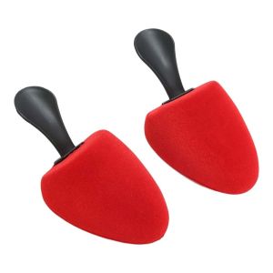 COUPLECOL 1 Pair Flocking Surface Shoe Trees PU Foam Anti Wrinkle Crease Protectors Shoe Stretchers Universal Size Shoe Shapers High Heels