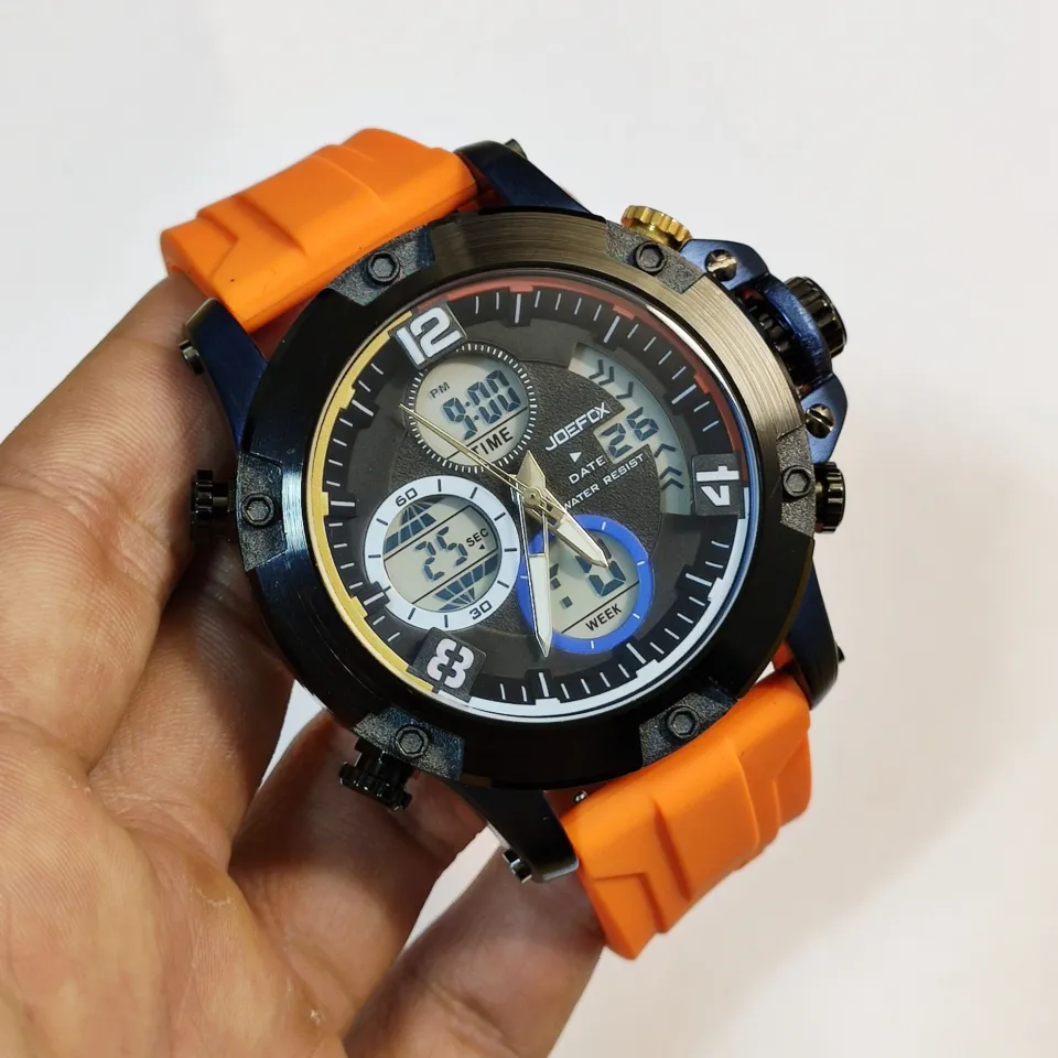 Wr30m Joe Fox Watches Top1 ForMen Joefox {100%Original} Dual Time