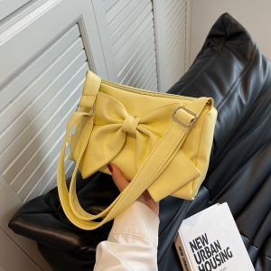 2023 Baru Retro Busur Tas Rantai Messenger Tas Wanita Fashion Sederhana Lipit Satu Bahu Ketiak Tas Cloud Bag BAO077