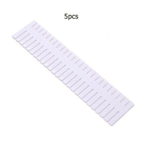 เม็ดมีดลิ้นชัก DIY 5/10 ชิ้น ออแกไนเซอร์สำหรับช่องกระดาน ชั้นวางของในบ้าน เครื่องมือประหยัดพื้นที่