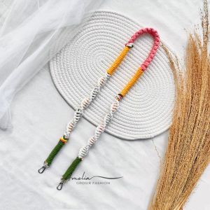 AMELIA Tali Tas Selempang Macrame Strap Bag Fashion Full Color Multifungsi