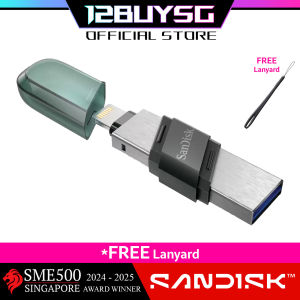 Sandisk iXpand Flip USB 3.1 Thumb Drive Flash Drive Pen Drive 100MB/s 64GB 128GB 256GB IX90 12BUY.SG OFFICIAL STORE