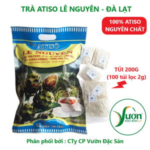 Trà Atiso túi lọc Lê Nguyên đặc sản Đà Lạt 100 túi lọc 2g giúp thanh nhiệt giải độc tố ngủ ngon giấc - Vườn Đặc Sản