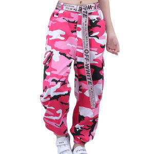 Rolanko Kids Girls Pants Hip Hop Street Dance Pants Childrens Jogger Sport Pants Rock Style Jazz Performance Wear Casual Daily Bottom Trousers