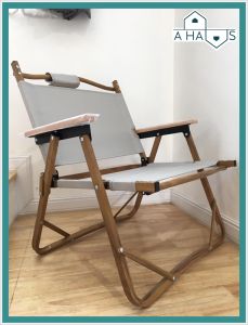 A HAUS เก้าอี้พับได้ เก้าอี้ปิคนิค เก้าอี้แต่งห้อง พับได้ ขนาดใหญ่ รับน้ำหนักได้120kg. อลูมิเนียม เก้าอี้มินิมอล ถอดพับเก็บได้