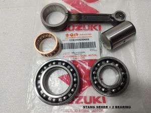 JUAL STANG SEHER - BATANG PISTON 09G PULS BEARING 6007/6205 SGP SUZUKI SMASH 110 LAMA/NEW ORI