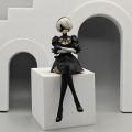 Action Figure Nier Automata Yorha NO.2 2B Model Duduk Anime Game Collectible. 