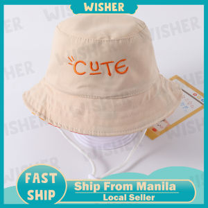 Baby cute fisherman hat baby leisure sun hat summer thin section of the sun hat two sides can be worn