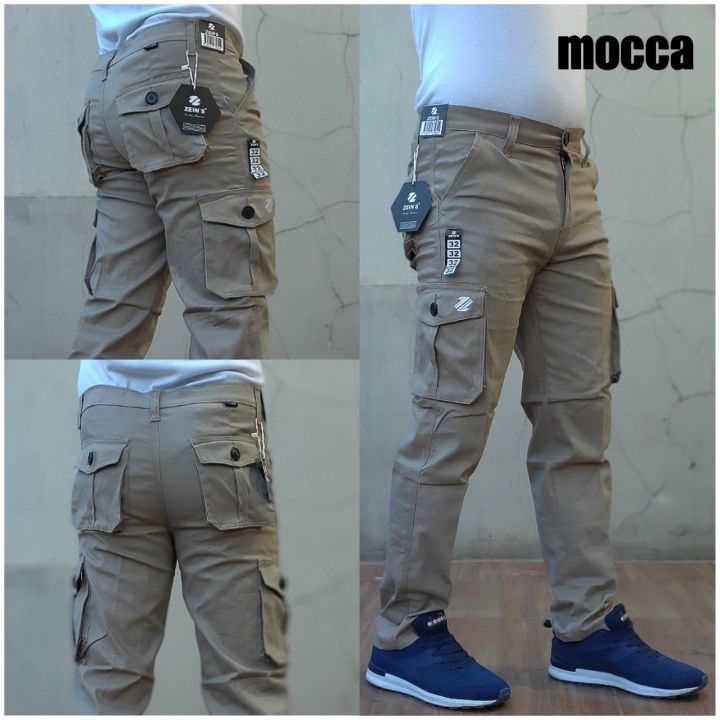 Celana cargo panjang pria / Celana panjang cargo pria terbaru / Celana