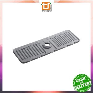 OFM-C1009 Faucet Absorbent Mat Sink Splash Guard Bahan Silikon / Alas Pelindung Keran Wastafel Dapur