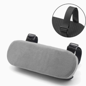 Armrest pad 1pcs New Slow Rebound Memory Foam Armrest Cushion Pad Chair Mat Elbow Rest Cover