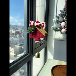 Christmas Bells Ornament Decorative Bells Hanging Pendants Christmas Tree Decorations For Indoor Holiday Decoration