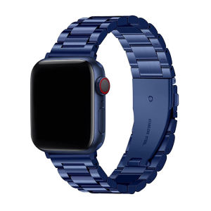 [SG] Premium Business Stainless Steel Replacement Band Metal Watch Strap with Folding Clasp for iWatch Series 1/2/3/4/5/6/SE/7/8/SE2/9/10/Ultra12
